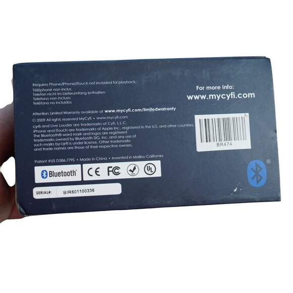 NIB Cy-Fi Wireless Sports Speaker Bluetooth iPhone/Touch Cycling Speaker - Picture 9 of 10